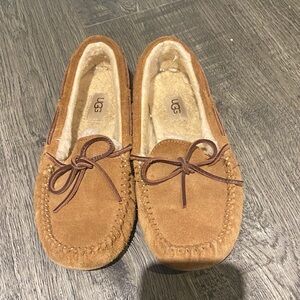 UGG Tan Suede Moccasin Loafers
